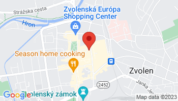 Google map: J.Kozáčeka č. 9282, 960 01 Zvolen